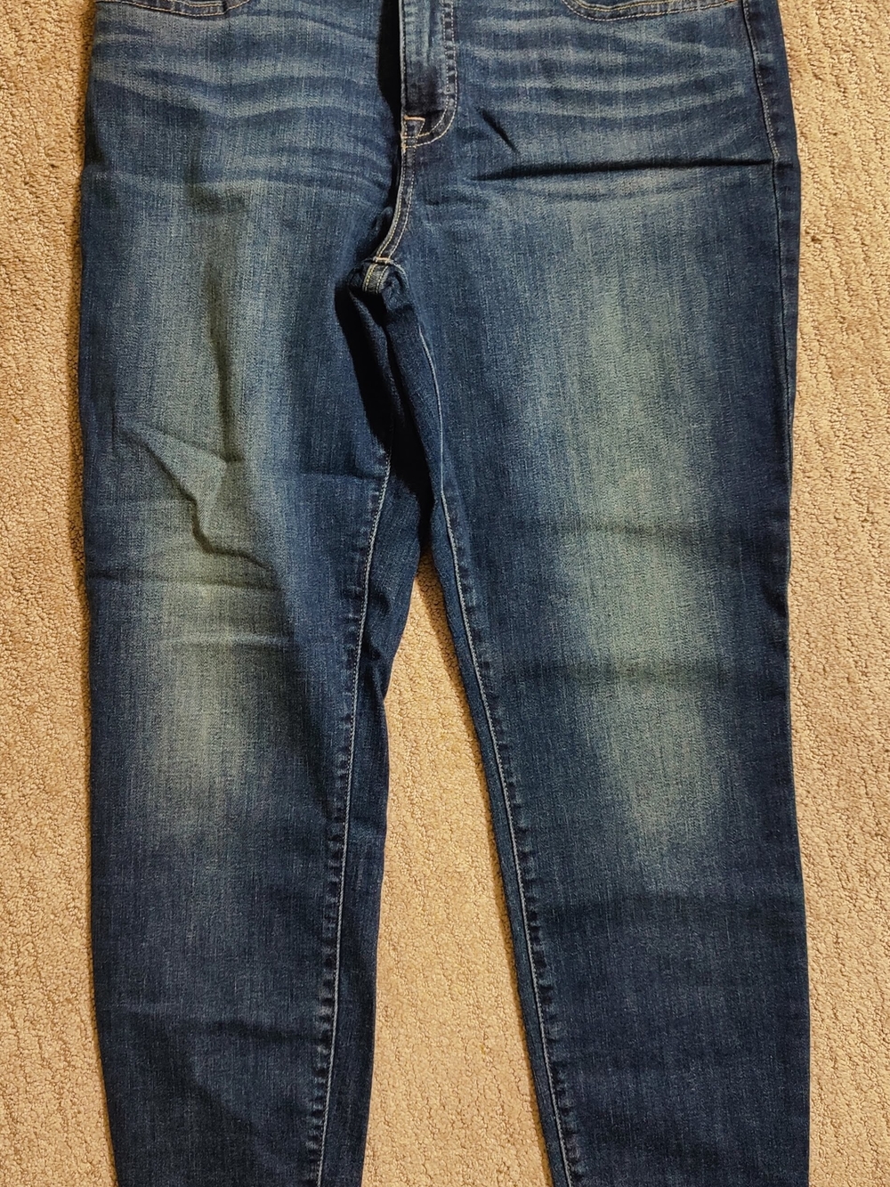 Lucky Brand Indigo Wash Cropped Ankle Jeans